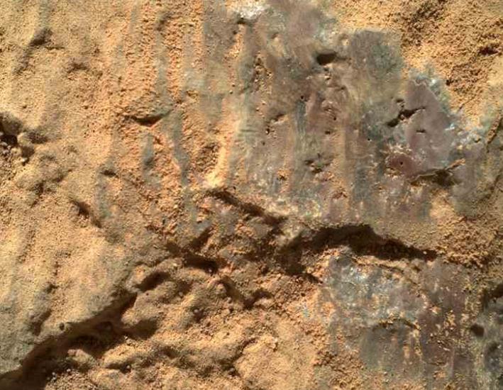 火星探测车毅力号发现岩石上的神秘紫色薄层