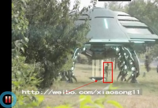 河北燕郊拍摄到UFO和外星人是真是假（高清视频）