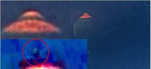 google地图再次发现外星ufo
