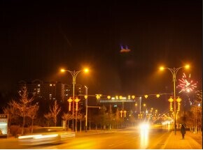 秦皇岛刚刚拍到不明物体[网友提供]