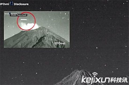 外星人监视人类惊人证据 UFO隐藏火山口