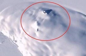 俄罗斯男子在南极发现了UFO坠毁残骸证据