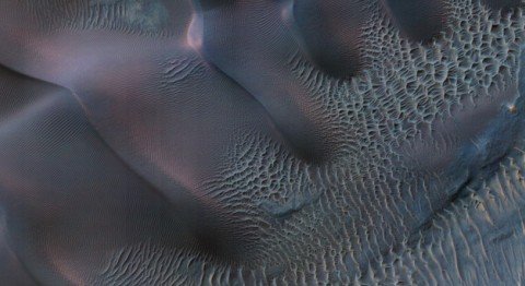 火星轨道探测器发现地面有风“雕刻”的痕迹